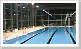 Interior elevation of the whole pool area